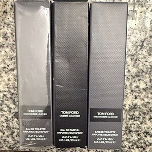 Tom Ford Ombre Leather Fragrance Trio in Black (AUTHENTIC) NIB x3